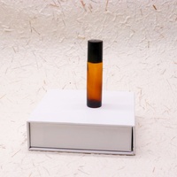 Coffret cadeau avec logo personnalisé Ensemble découverte de parfum Emballage de 5ml 10ml Mini flacons de bouteilles vides en verre Boîtes essentielles pour échantillons de cartes