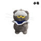 Porte-clés en peluche de coton écologique G-Dragon chat gris mignon de 13 cm, impression numérique, idéal pour cadeau d'anniversaire à thème dessin animé - Vente en gros - Product Image 5