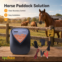 HPSFENCE OEM ODM HPS200N Électrificateur de clôture électrique 2J 12V IPX6 Kit chargeur de clôture pour système de clôture de pâturages et de fermes