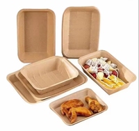 Boîte de bateau à emporter pour récipients alimentaires pour collations de poulet frit plateau de papier à vaisselle en croustilles de riz-pour sushi avec stratification mate