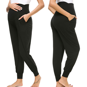Vente chaude femmes enceintes <span class=keywords><strong>Fitness</strong></span> femmes enceintes pantalons de Yoga jambe de botte Yoga Leggings pantalons de gymnastique doux <span class=keywords><strong>pour</strong></span> la peau - Product Image 5