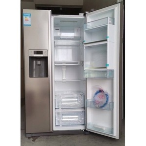 Réfrigérateur côte à côte 608L avec distributeur d'eau et machine à glaçons, double porte, dégivrage automatique électrique, refroidissement par air, refroidissement direct - Product Image 2