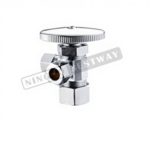 Valvola a Sfera Angolare in Ottone Cromato con Connessione Manuale PEX per Uso Idrico - Product Image 6