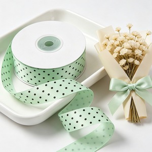 Ruban en tissu imprimé réutilisable avec texte personnalisé pour l'emballage de cadeaux quotidiens et la création artisanale - Product Image 3