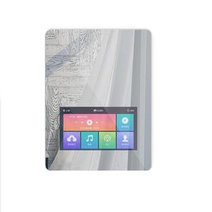 10.1 "à 100" Prévisions Météo Personnalisées Wifi Horloge Haut-Parleur <span class=keywords><strong>Jeux</strong></span> Vidéo Multi-fonction Magique Tactile TV Écran Android Mirrori-fu - Product Image 2