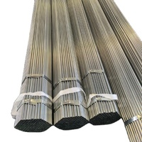 Prix de 22mm OD 1.0mm d'épaisseur de tube en acier rond de tuyau d'acier pré-galvanisé 1/2 pouces