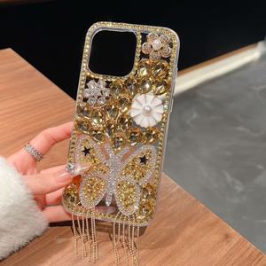Cover di Lusso con Diamanti 3D Scintillanti Serie Artigianale per iPhone <span class=keywords><strong>Xr</strong></span> X Xs Max 7 8 11 12 13 14 15 16 17 Plus Pro Max - Product Image 5