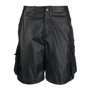 Nouveau deux poches à rabat latérales ourlet droit Mount cargo shorts pour homme shorts
