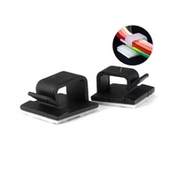 Serre-Câble Auto-Adhésif Attaches Adhésives 3M en Nylon Plastique pour Organisation de Câbles, Qualité Supérieure