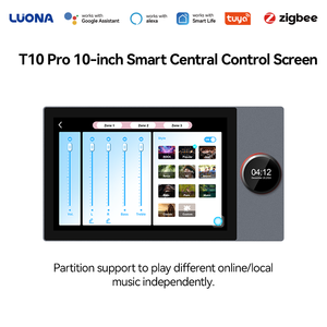 แผงควบคุมอัจฉริยะ Tuya T10 Pro ขนาด 10.1 นิ้ว รองรับ 2 โซนเสียง ลำโพงแบบมีสาย 8 ตัว พร้อม Zigbee Gateway ติดผนัง สำหรับบ้านอัจฉริยะ - Product Image 1