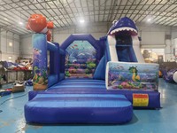 Toboggan gonflable commercial en PVC sur le thème des animaux de la jungle, toboggan gonflable pour enfants sur le thème du zèbre, idéal pour la location de fêtes et les parcs d'attractions
