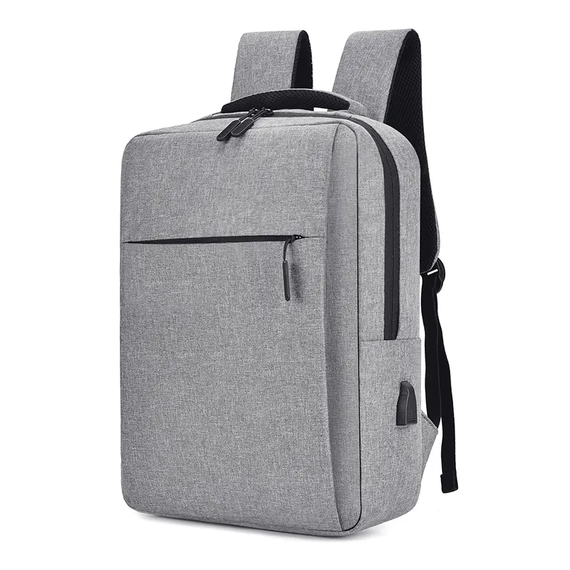 Mochila Oxford para laptop, bolsa multifuncional personalizada para laptop de negócios, designer simples e flexível, à prova d'água, com logotipo