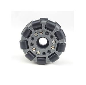 Roda Direcional Omni de Nylon-Borracha Dupla de 100mm 14041 - Product Image 1