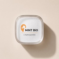 MiNT-BiO L-Hydroxyproline Bubuk Kristal Putih Standar AJI Bahan Baku Massal Hasil Fermentasi Pabrik Mendukung Kolagen