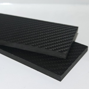 Placa de Fibra de Carbono, Tejido 3K, Color Negro, Forma Rectangular, Material Ligero de Alta Resistencia - Product Image 4
