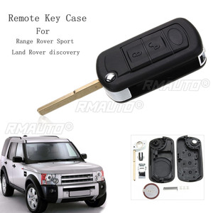 Coque de clé télécommande de voiture à 3 boutons avec batterie VL2330 pour Land Rover Discovery Range Rover Sport - Product Image 1