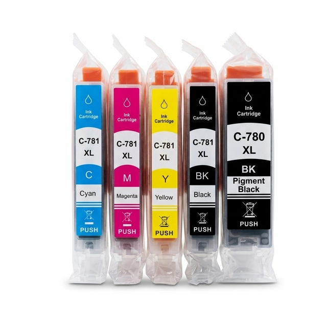 Compatible Ink Cartridge PGI-780 CLI-781 Series for Canon PIXMA TR8570 TS8170 TS9170 Printing Replacement Ink Tank Set