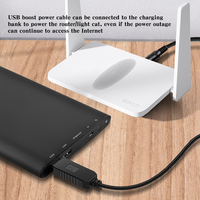 Kabel USB Cantell 1m Pengisian Cepat 5V-12V DC untuk Router WiFi, Modem, Printer, Komputer & Earphone - Tembaga Murni dengan Selubung PVC