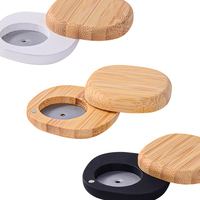 Estuche de Maquillaje Cuadrado Biodegradable de Última Generación, Paleta de Sombras de Ojos Magnética, Contenedor Compacto Magnético Vacío para Polvos