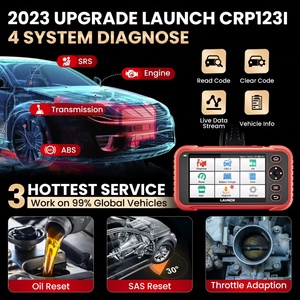 Outil de diagnostic 4 systèmes 2025 CRP123i V2.0 pour toutes les voitures, scanner OBD2, 3 fonctions de réinitialisation, test de batterie, gratuit à vie - Product Image 2