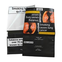 Pochette à tabac refermable personnalisée avec fermeture éclair 50g Mylar Plastique Emballage de tabac à rouler à la main Sac à tabac anti-odeur Ziplock Sac à feuilles