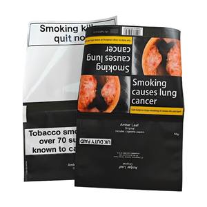 Saco de Tabaco Personalizado Reutilizável com Zíper 50g Embalagem de Tabaco de Plástico Mylar à Prova de Cheiro - Product Image 3