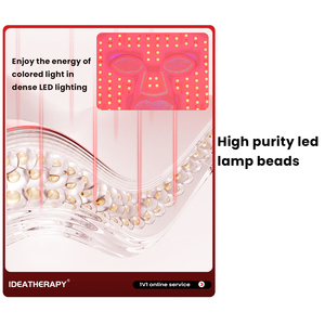 Mặt nạ đèn LED trị liệu ánh sáng đa màu sắc Shenzhen Ideatherapy 510K, thiết bị làm đẹp mới, trị liệu ánh sáng đỏ cho chăm sóc da mặt - Product Image 2