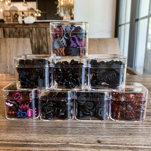 Mini pinzas para el pelo bonitas, 12/24 Uds., pasadores, cinta de resina acrílica de tamaño pequeño, pinzas para el pelo de Metal para niños y niñas, accesorio para niños - Product Image 1