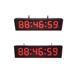 <span class=keywords><strong>Chronomètre</strong></span> électronique portable à affichage unique de 4 pouces et 6 chiffres, utilisation en conférence, alimentation par prise secteur, sans boutons - Product Image 5