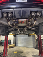Pour BMW M3 M4 G80 G82 3.0T soupape en titane système de Catback d'échappement silencieux poli convertisseur catalytique boîte de tuyaux d'échappement