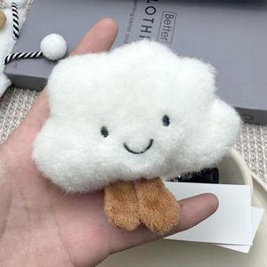 พวงกุญแจก้อน<span class=keywords><strong>เมฆ</strong></span>ผ้ากำมะหยี่สำหรับใส่ลูกปัดพวงกุญแจถุงผ้ากระเป๋าเป้สะพายหลังของตกแต่งกระเป๋าพวงกุญแจตุ๊กตาหมีตุ๊กตาของเล่น - Product Image 5