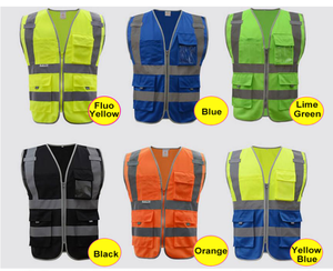 Áo Khoác An Toàn Màu Cam Vải Phản Quang Lưới An Toàn Vest Phản Quang Khả Năng Hiển Thị Cao Tùy Chỉnh Túi Khí Vest Cho Motorcyclast - Product Image 1