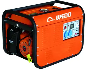 WEDO 9HP 11HP 13HP 15HP geri tepme invertör taşınabilir electrico silencioso generador 6.5 kw yakıt benzinli jeneratörler