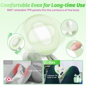 Dispositivo de Entrenamiento Muscular del Suelo Pélvico para la Recuperación Postparto, Ejercicios de Kegel - Abrazadera de Piernas e Inserción de Muslos, Aducción de Huesos Pélvicos - Product Image 2