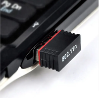 Mini USB WiFi adaptador 150Mbps adaptador Wi-Fi para PC USB Ethernet WiFi Dongle 2,4G tarjeta de red Antena Wi Fi receptor