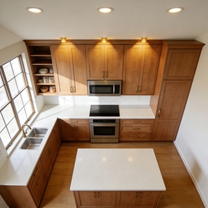 Mueble <span class=keywords><strong>de</strong></span> Cocina Modular <span class=keywords><strong>de</strong></span> Estilo Moderno y Lujoso con <span class=keywords><strong>Isla</strong></span> <span class=keywords><strong>de</strong></span> Almacenamiento, Gabinete <span class=keywords><strong>de</strong></span> Acero Inoxidable con Grifo, Juego Completo <span class=keywords><strong>de</strong></span> Armarios - Product Image 2