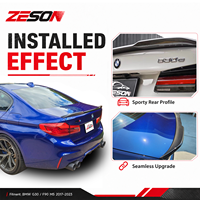 Aileron arrière en fibre de carbone sèche ZESON style PRO pour BMW Série 5 G30 M5 F90 540i 530i 2017-2023