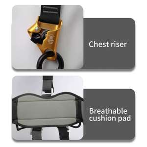 Guangjia <span class=keywords><strong>Harness</strong></span> keselamatan kerja, <span class=keywords><strong>Harness</strong></span> keselamatan kerja ketinggian penuh warna hitam - Product Image 5