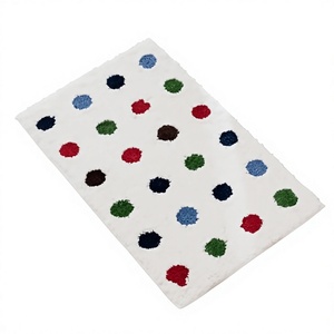 Hot Sale Custom Bath Mats Wholesale Quick Dry Designer Bath Rugs Cotton with Machine Made Technics for Bathrooms ITHL - Product Image 1