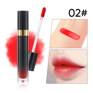 Gloss à lèvres soyeux et personnalisable MLM, haute pigmentation, non-collant, parfum vanille, longue tenue, maquillage des lèvres - Product Image 4