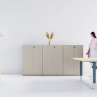 Meilleure vente Armoire de bureau moderne en acier de 3 pieds Classeur Serrure à tiroir bas Armoire de données en bois et métal pour entrepôt d'atelier