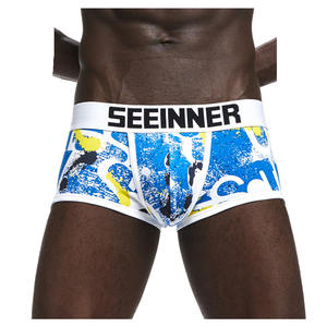 <strong>Men's</strong> Brief Tanga Basic <strong>Multipack</strong> Underwear for <strong>Men</strong> Mesh Pene De Hombre <strong>Boxers</strong> Combed Cotton <strong>Men</strong> Penis <strong>Boxer</strong> Briefs - Product Image 2