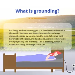 Fabricante <span class=keywords><strong>de</strong></span> productos <span class=keywords><strong>de</strong></span> conexión a tierra, Sábana bajera ajustable antiestática para dormir, transpirable, ultrasuave, ecológica, para el hogar - Product Image 2