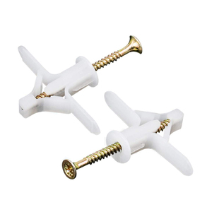 Cheville murale papillon en nylon plastique, capacité 25 lb pour béton - Product Image 6