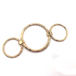 Sản Phẩm Mới Vòng Kim Loại Khóa Ba Vòng <span class=keywords><strong>Ajustable</strong></span> Bikini Kết Nối Vàng Kim Loại Khóa Cho Bikini - Product Image 3