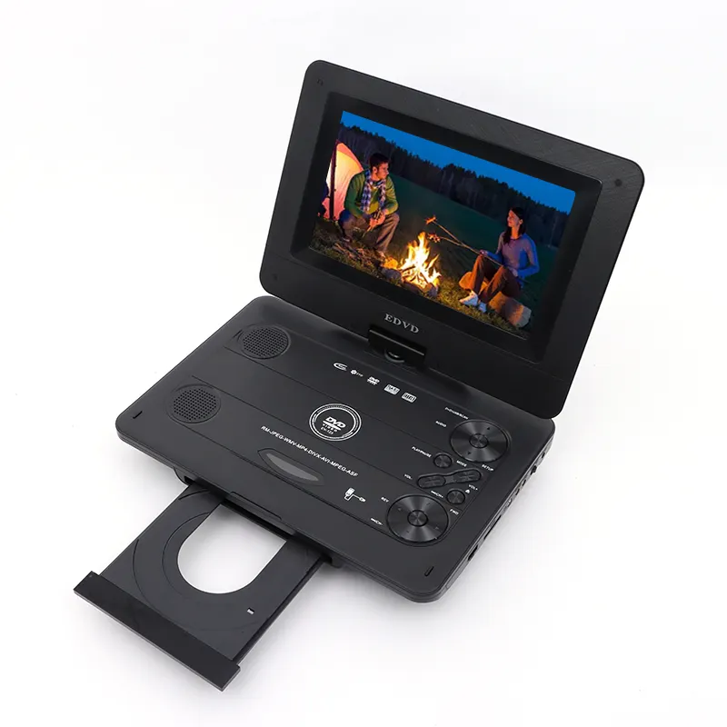 Popular Products Fashionable Durable Black Full HD Portable DVD Players