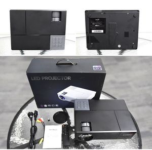 Projecteur LED multimédia <span class=keywords><strong>4K</strong></span> Full HD 1080P pour M9, <span class=keywords><strong>6800</strong></span> lumens, correction automatique de la distorsion trapézoïdale, cinéma maison, haut-parleurs stéréo HIFI*2 - Product Image 5