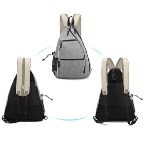 Mochila unisex deportiva con cremallera geométrica de moda personalizada, bolsa de paleta para Pickleball impermeable nacional, raquetas de tenis reversibles - Product Image 6