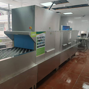 5.5m Commercial <b>Electric</b> Freestanding Dishwasher Hotel Lar Flight Automatic Kitchen Restaurant Utensil Washer Machine Sale - Product Image 3