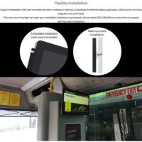 Moniteur tactile industriel FEELWORLD PF215-9CT 21,5 pouces, capacitif projecté 10 points, IPS FHD LCD, cadre ouvert, direct usine, virtuel